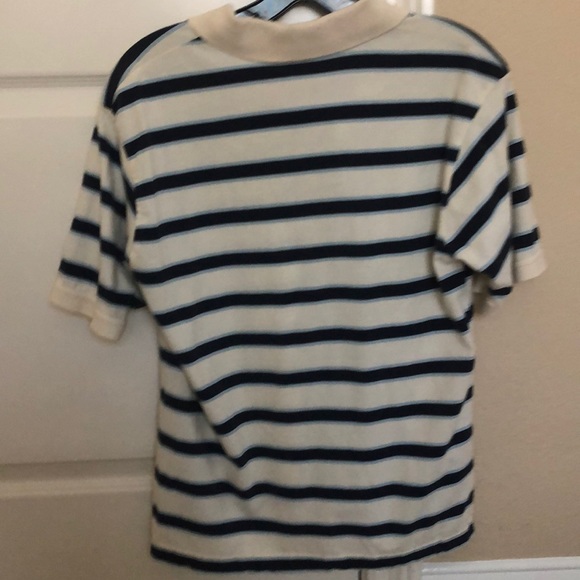 U.S Polo Assn. Boys White and Blue Striped… - Picture 9 of 11